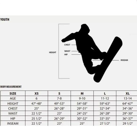 Rawik Skiwear Youth Black Insulated Zippered Pockets Jogger Ski Pants Size L - Picture 15 of 15